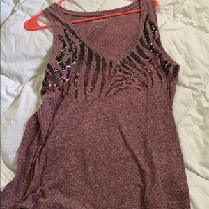 Express sequin tank